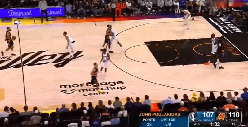 开云体育app-谁的部将？普拉基达斯晃开空间三分命中，三分8中5砍下23分