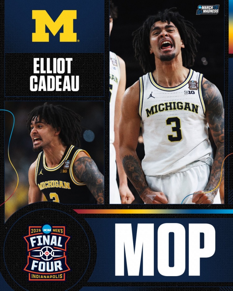 开云体育-场均16分6助3断！密歇根州大后卫埃利奥特·卡多获得疯三MOP🔥