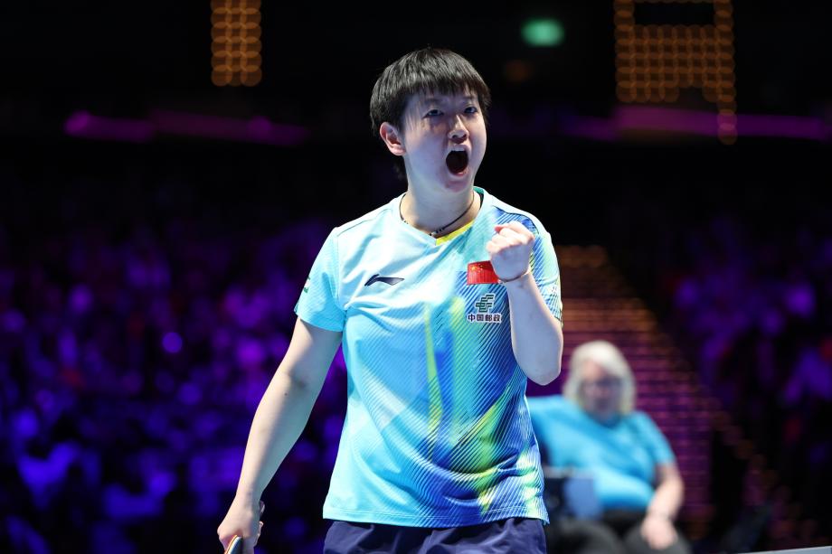 开云体育在线-孙颖莎4-3险胜汉娜·高达 晋级世界杯女单四强